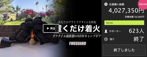 アウトドアで役立つ放置するだけで着火するNEWギア 『Fire Guard』が好評につき第二弾販売開始！ ～クラウドファンディングサイトMachi-yaにて8月11日より販売～