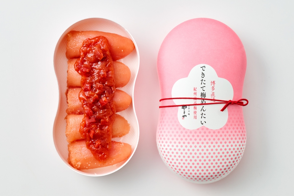 できたて梅めんたい 切子(パッケージ)