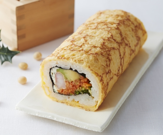 野菜と愉しむ海老とアボカドの福恵方巻