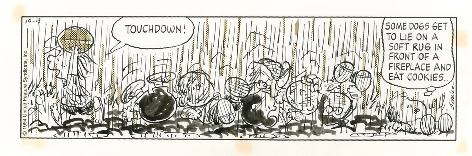 「ピーナッツ」原画 1994年10月13日