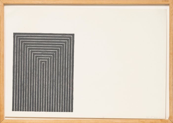 LOT.23 《Black Series 1》Frank Stella