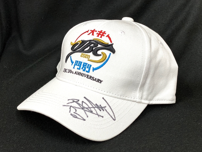 2020年JBCスプリント優勝騎手・矢野貴之騎手サイン入りキャップ