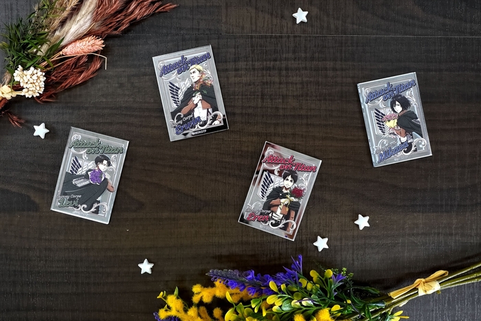 ▲アクリルミラーステッカー(全4種) 各990円(税込)