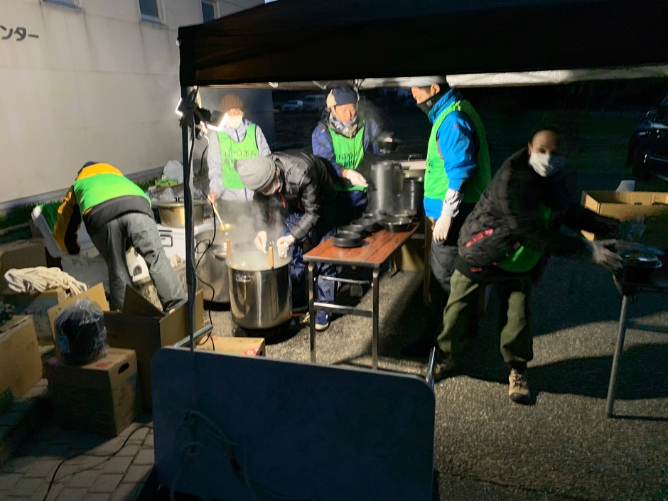 能登半島炊き出し支援