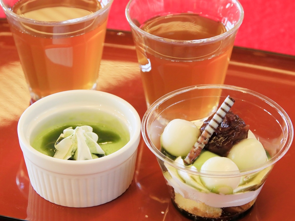 ウェルカムスイーツ&ドリンク