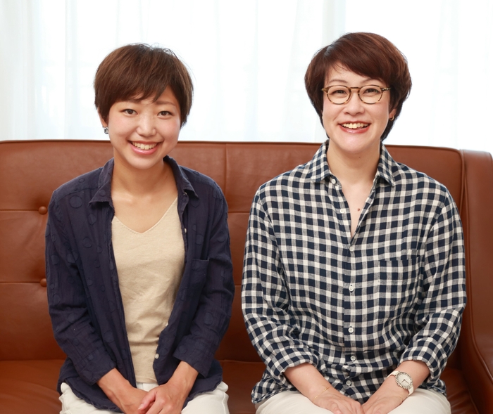 創立メンバー(左:山本 茜、右:安藤 亜紀子)