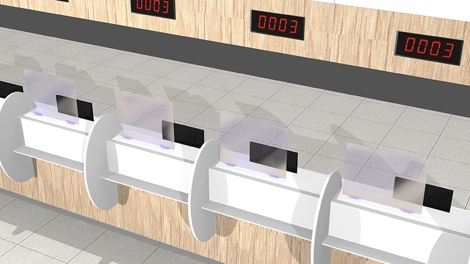 サービスカウンター利用イメージ