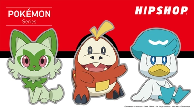 待望の新作！アンダーウェアブランド 《HIPSHOP(ヒップショップ)》、 パルデア地方ポケモンたちがついに登場！ パルデア地方で活躍するポケモンデザインのアイテムを追加発表！