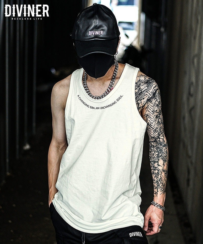 HemLogoTanktop(オフホワイト/グレー)