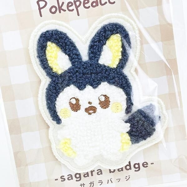 ポケピースのサガラ刺繍バッジ