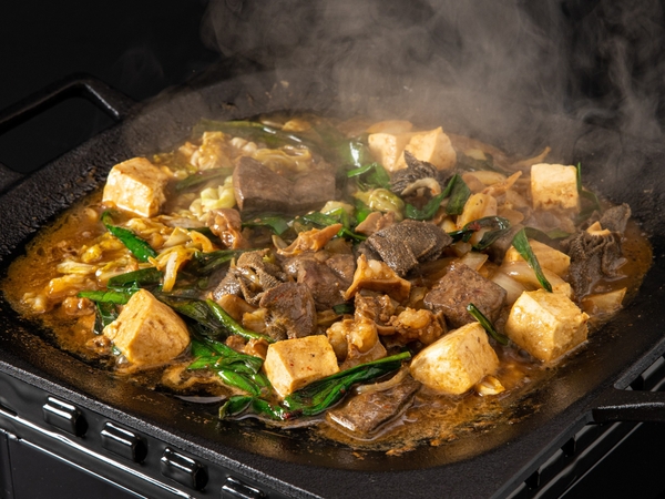 筑豊名物「ホルモン鍋」