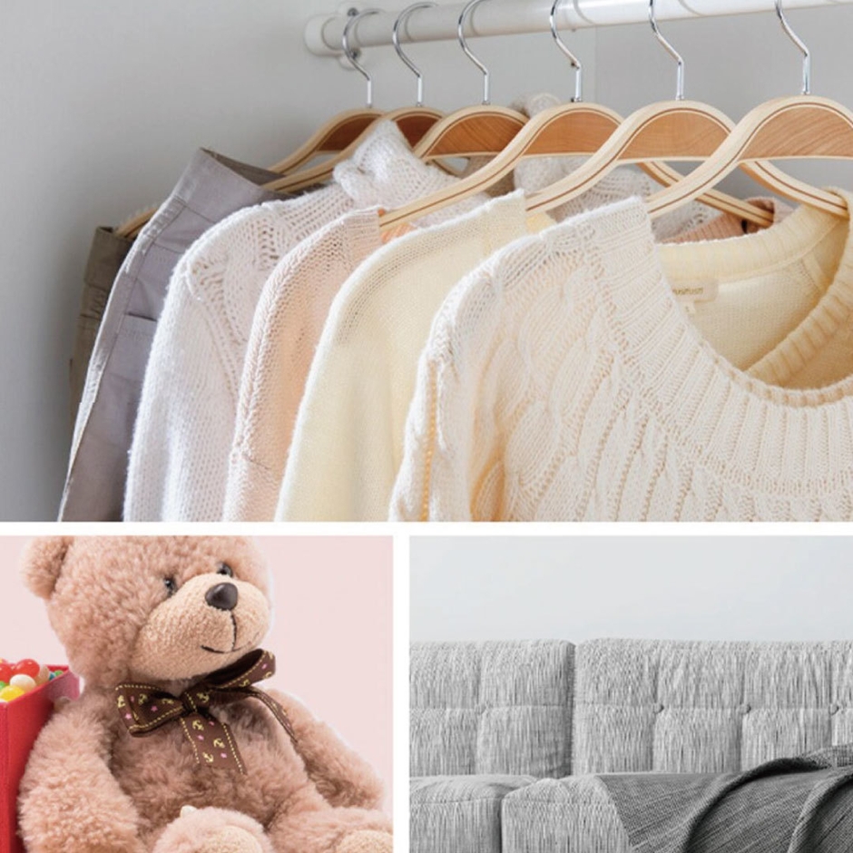 ニットもソファもぬいぐるみも