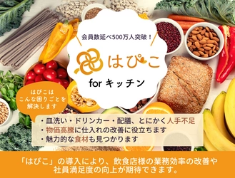 COクリエイト、飲食店向け業務支援サービス 「はぴこforキッチン」を2023年6月より開始