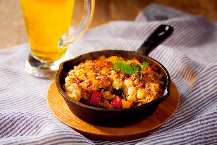 野菜たっぷりシェパーズパイ(コンビーフハッシュ使用)