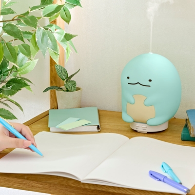 すみっコぐらし ルームライト加湿器 とかげ(使用イメージ2)