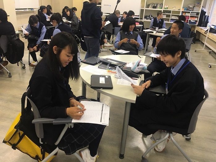 ペアワークの様子