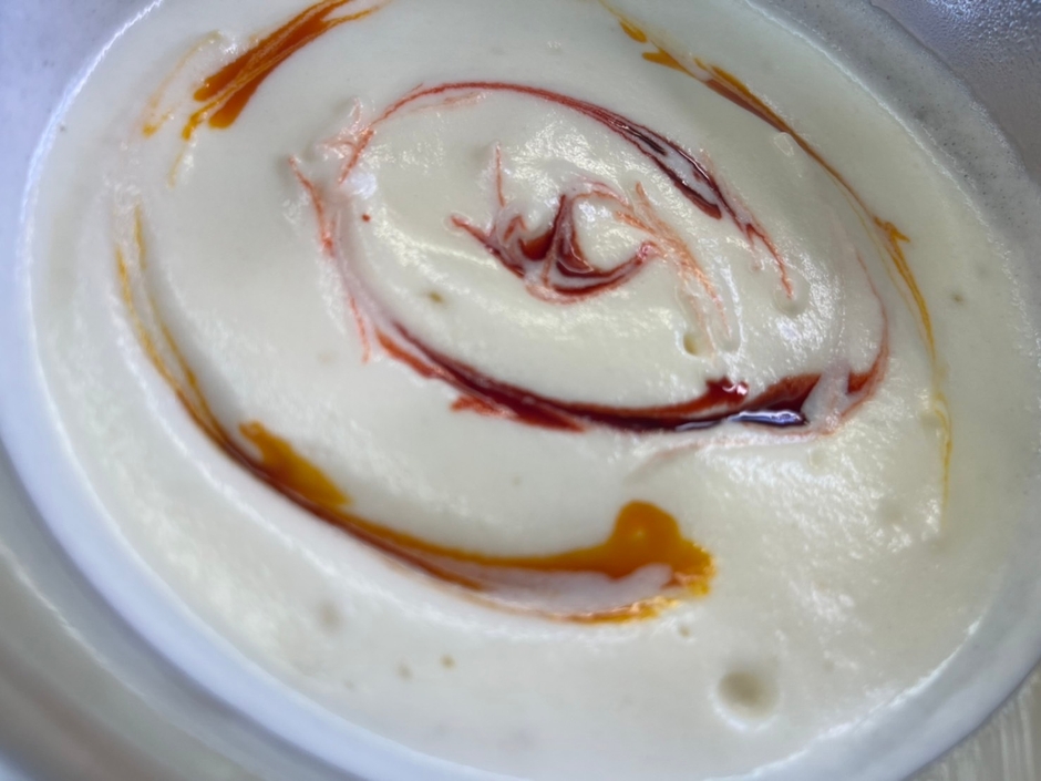 2種類のかぼちゃソースを使用