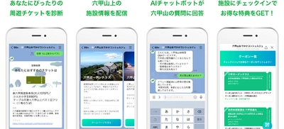 Be Smart KOBE 実証事業 密を避けて六甲山の観光がもっと便利に！ 六甲山おでかけLINE始めます！