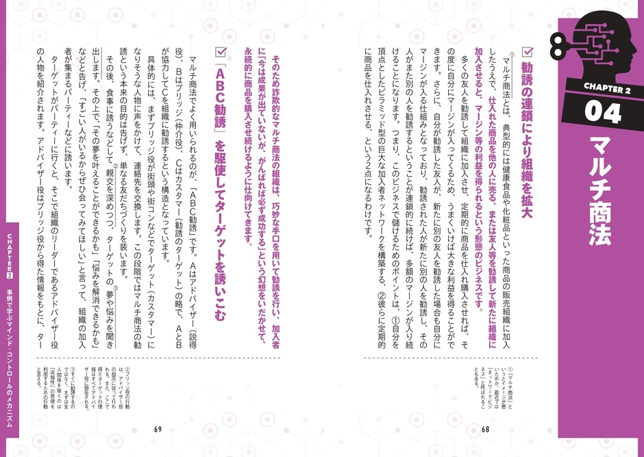 【CHAPTER2】事例で学ぶマインド・コントロールのメカニズム マルチ商法
