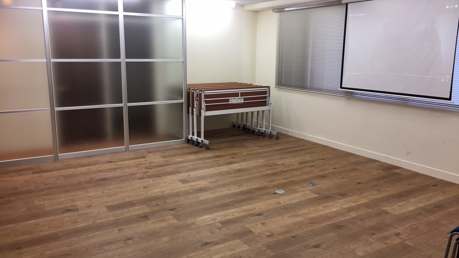 イベントスペースも完備(工事中)