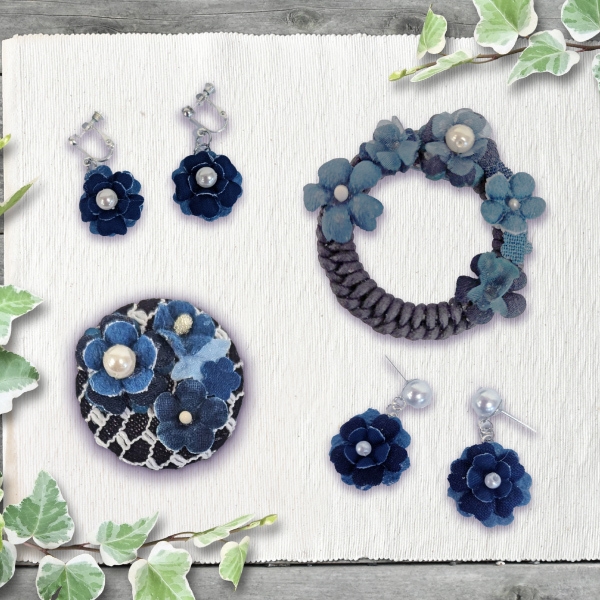 藍アクセサリーワークショップ