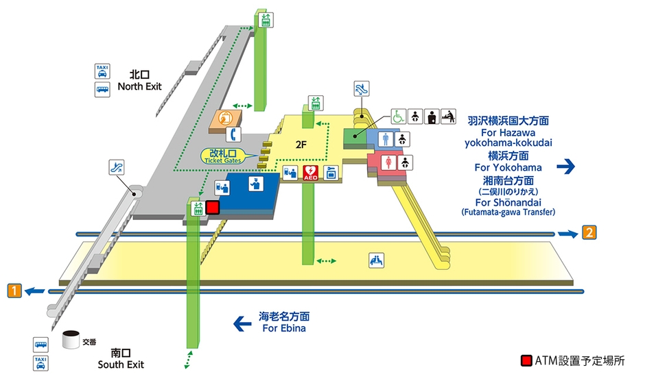 相模大塚駅設置場所