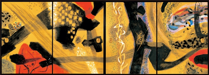 堂本印象 風神(全4面)1963年 高知・竹林寺(前期展示)