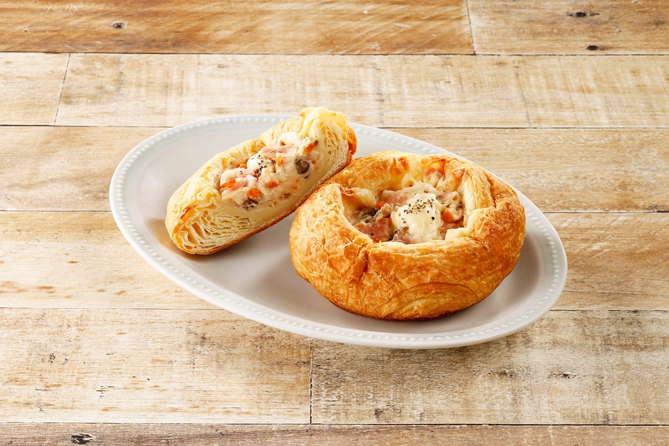 ミルクシチューデニッシュ(岩泉牛乳入りシチューフィリング使用)