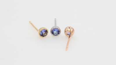 タンザナイト ピアス1
