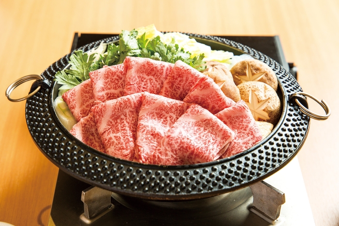 上州牛のすき焼き