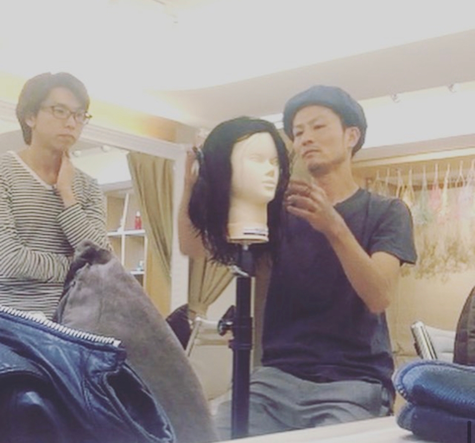 台湾でのカット講習時の様子