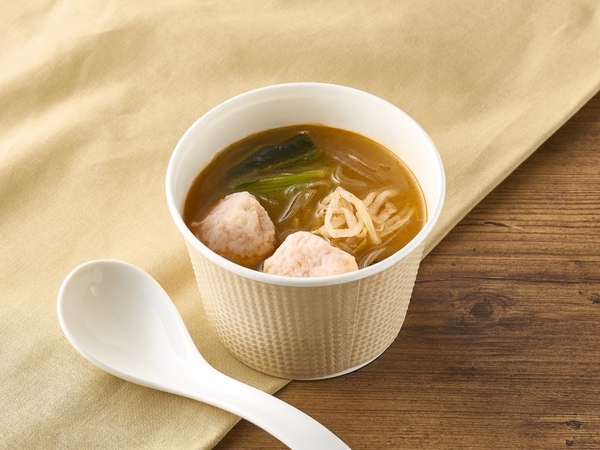 えび入り団子と青梗菜の麻辣湯　イメージ画像