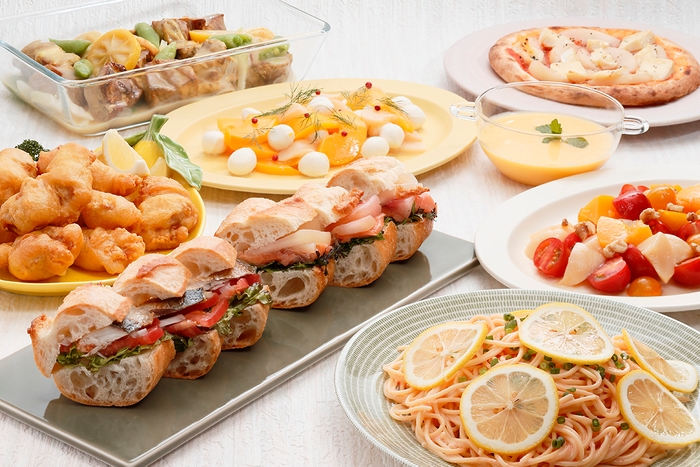 ももとレモンを使ったライトミール