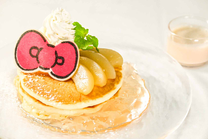 ▲「Summer’s Pancakeピーチ＆ジュレ特製桃ソース」