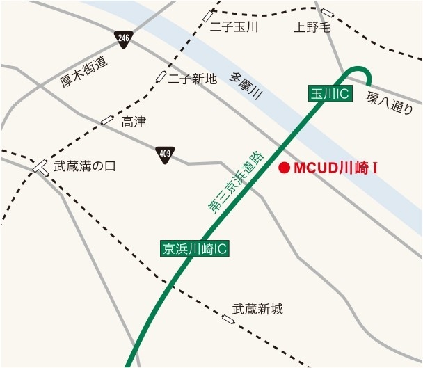 MCUD川崎I MAP