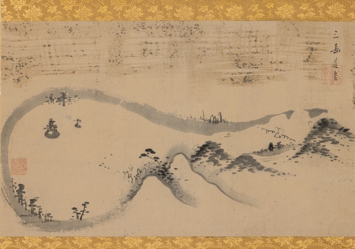 琵琶湖近江八景_池大雅_江戸時代_個人蔵