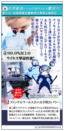 無双パワー4:新型コロナ&変異株99.9%以上撃退
