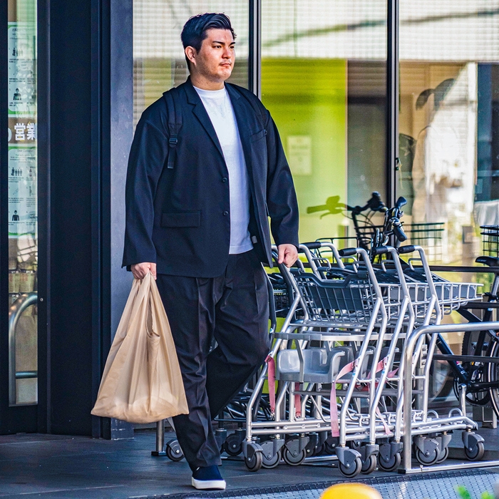 仕事帰りにスーパーへ