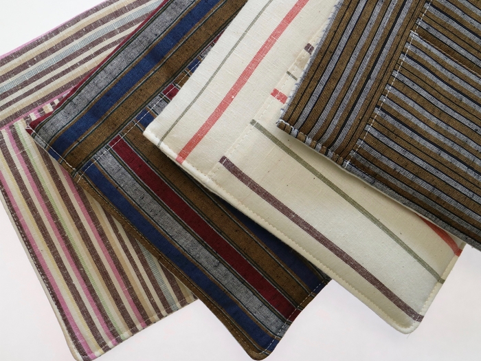 カバーは手触り柔らか遠州綿紬