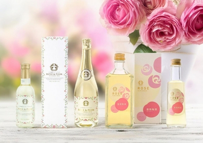 薔薇梅酒&バラ梅酒スパークリング