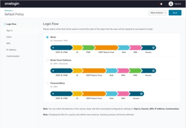 ペンティオ、 OneLogin SmartFactor Authenticationオプションを提供開始