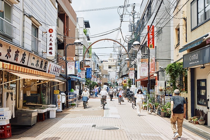 駒込の染井銀座商店街。昭和レトロな雰囲気も魅力(提供:豊島区)