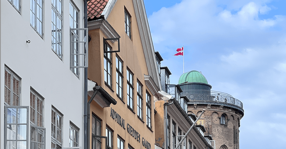 デンマークの街中の風景