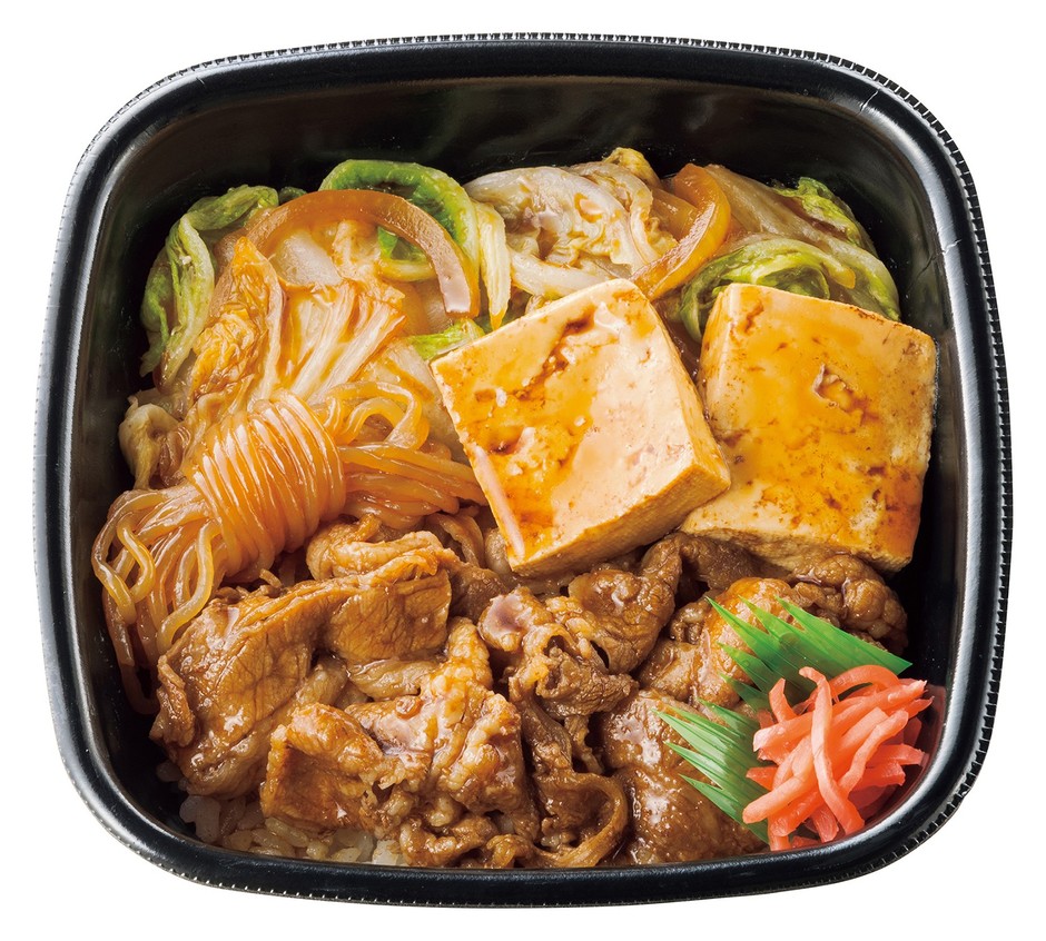丼タイプ 牛すき重 639円 (税込690円)