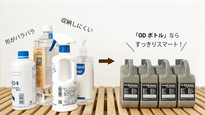 かさばるボトル類のストレスもすっきり解決!