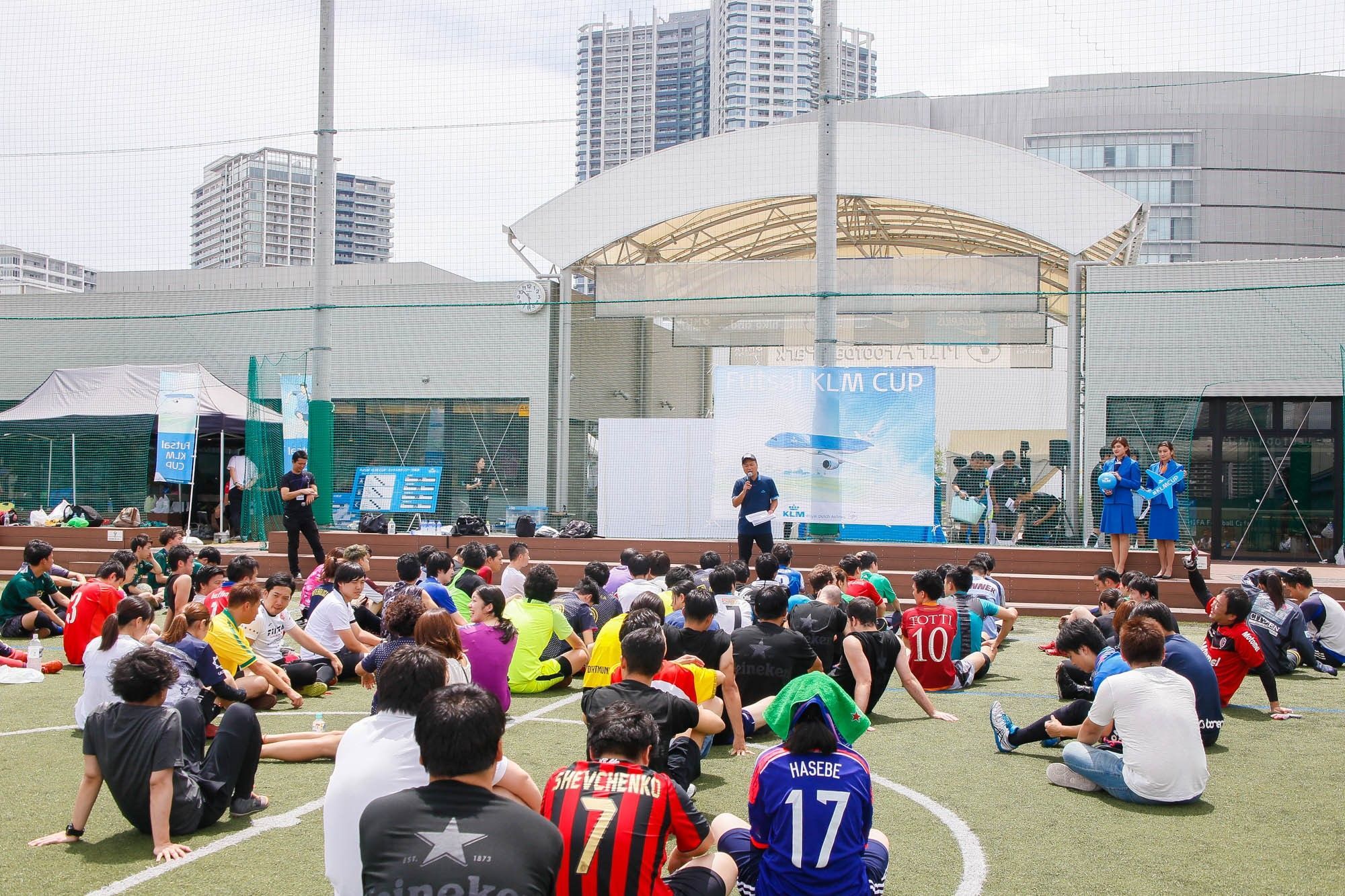 Klmオランダ航空は7月7日 土 東京 新豊洲mifa Football Parkにて 第2回フットサル Klm Cup を開催しました Newscast
