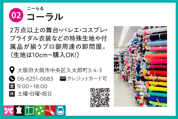 船場マップ/お店の情報例