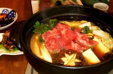 武蔵新城「居酒屋 かげん」2周年記念！ 12/25まで飲み放題付「すき焼きコース」を特別価格で提供