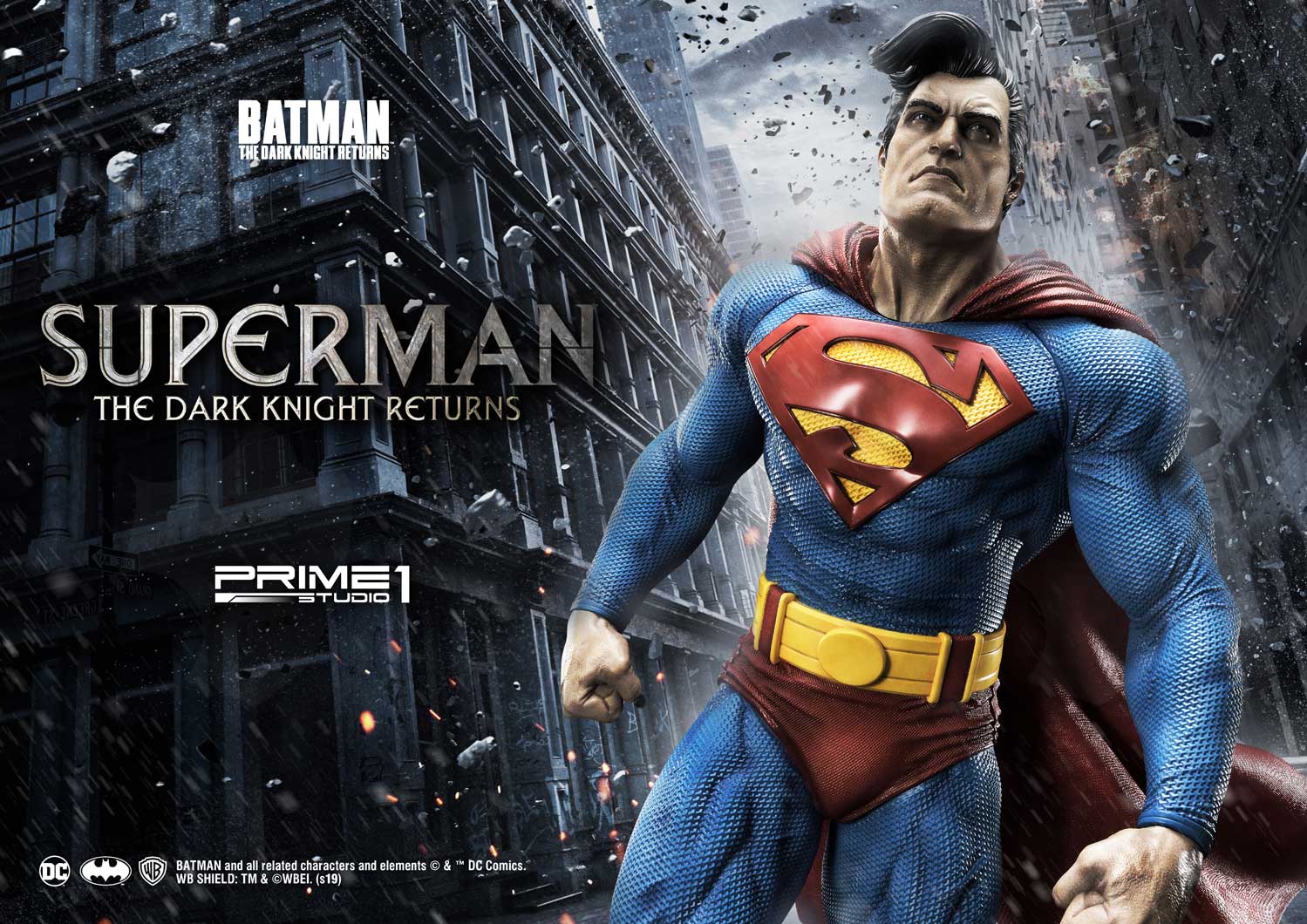 スーパーマン ファン必見 傑作アメコミ バットマン ダークナイト リターンズ から スーパーマン が80cmオーバーの 超 ハイエンド フィギュアで登場 Newscast