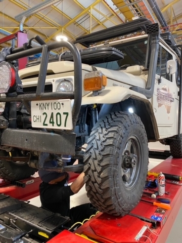 整備=豪州トヨタとコラボレーションによる整備